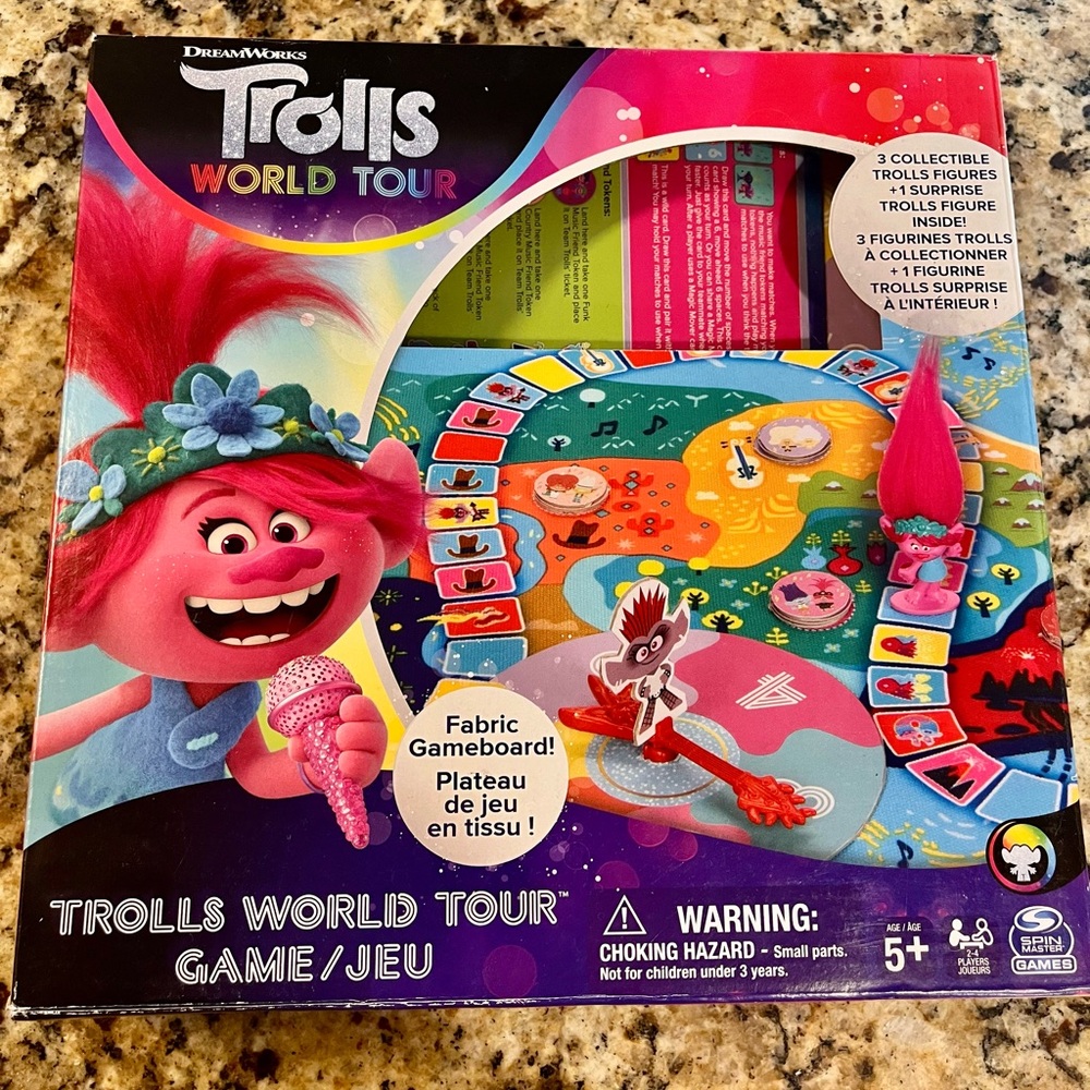 Trolls World Tour Board Game